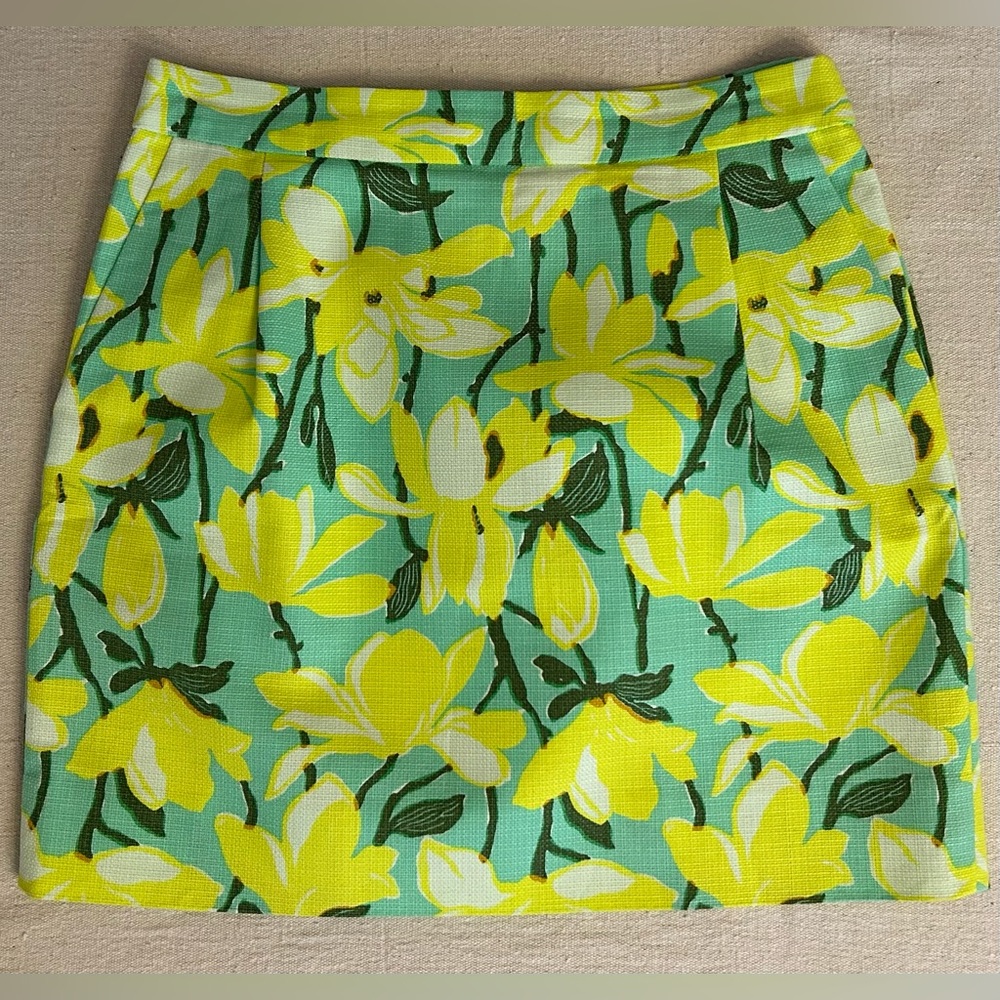 J.Crew Printed Cotton Mini Skirt NWOT